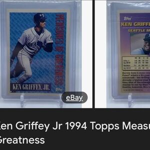 Ken Griffey Junior 1994…SSP Topps measure of greatness! Mint condition! Card!